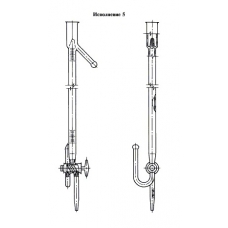 бюретка 1-5-2-10-0,05 с краном 2-х(двух) ходовым