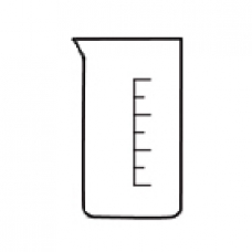 стакан высокий В-2-150 с делениями