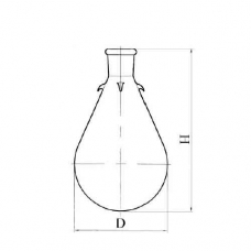 колба грушевидная ГР-50-14/23