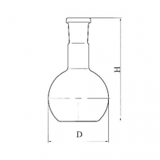 колба плоскодонная КП-1-2000-29/32
