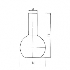 колба плоскодонная КП-3-500-50