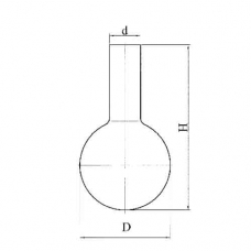 колба круглодонная К-2-4000-50