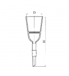 воронка фильтровальная ВФ-2-20 пористость 100 со шлифом