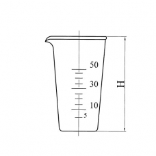 мензурка   50 мл